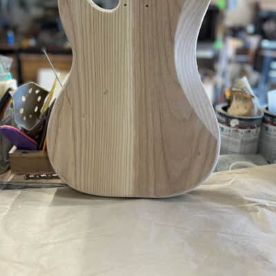 Madlad Instruments Ash  Vintage '51 Precision Bass PBass Style Body (custom made with pride in north Texas) - Unfinished image 2