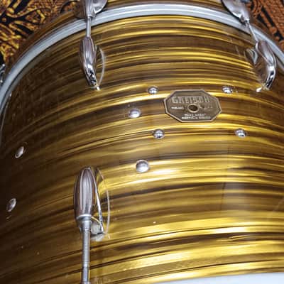 Gretsch 70s Stop Sign Shell Pack in Gold Ripple- 20″,16″ & 13″ image 18