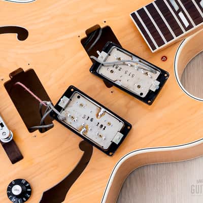 1981 Gibson ES-175 Vintage Hollowbody Guitar Natural, Time Capsule w/ Tim Shaw PAFs, Case image 16