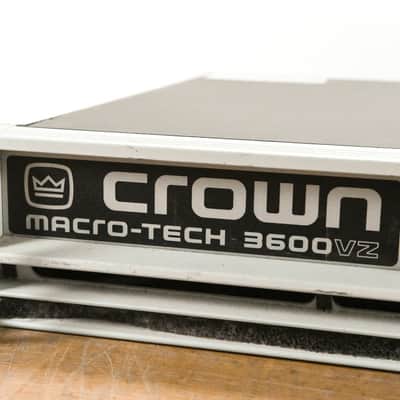 Crown Macro-Tech 3600VZ 2-Channel Power Amplifier CG0127V image 5
