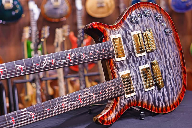 PRS Doubleneck Charcoal Cherry Private Stock image 1