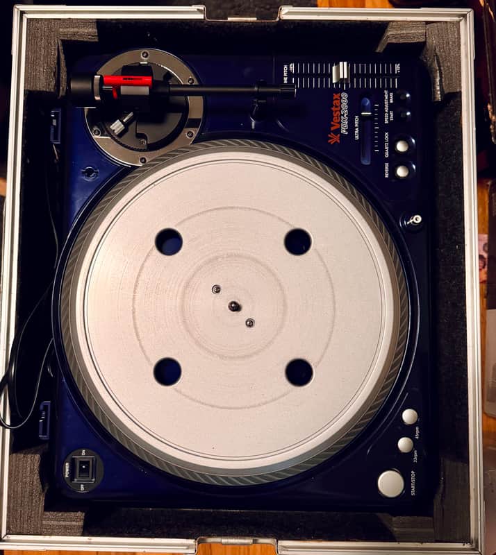 Vestax PDX-2000 Turntable RARE Limited Release Blue Finish