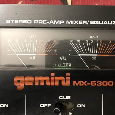 Gemini MX-5300 Stereo Pre-Amp Mixer 7-Band Equalizer DJ Rack Mount image 5