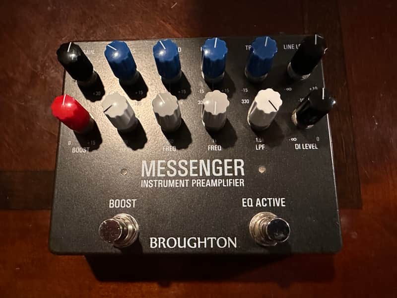 Broughton Messenger V1 Preamp DI HPF / LPF image 1