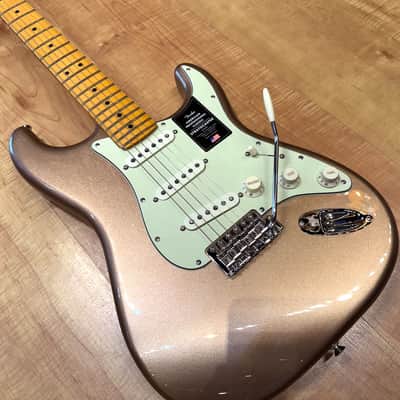 Fender American Professional Classic Stratocaster Electric Guitar 2025 - Faded Firemist Gold image 7