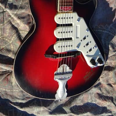 ROSETTI   SUPER SOLID 7 1960 Red Burst image 1