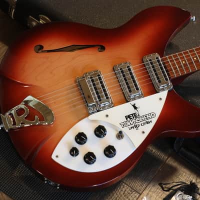 1998 Rickenbacker Pete Townshend Signature Electric Guitar FireGlo + OHSC image 2