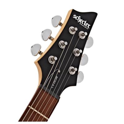 Schecter - C-6 Deluxe Electric Guitar - Satin Black Finish image 10