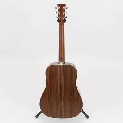 Martin Custom Shop D-28 Authentic-Inspired 1937 - Ambertone Vintage Low Gloss Adirondack Spruce Top with East Indian Rosewood Back and Sides image 7