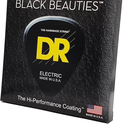 DR Strings Black Beauties-Black Coated Bass Guitar Strings 45-105 (BKB-45) image 1