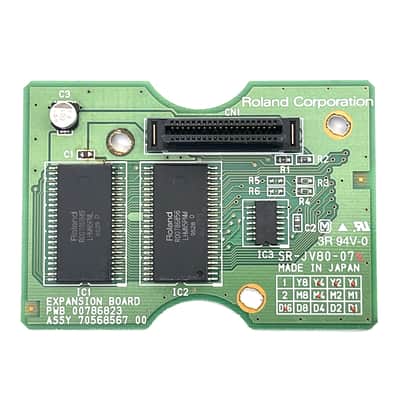 Roland SR-JV80-07 Super Sound Set Expansion Board 1990s - Green Made in Japan Worldwide Shipment image 2