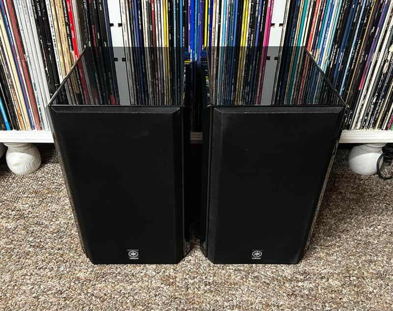 Yamaha NX-E200 Bass-Reflex Bookshelf Speakers High-Gloss Black TESTED ✅ image 1
