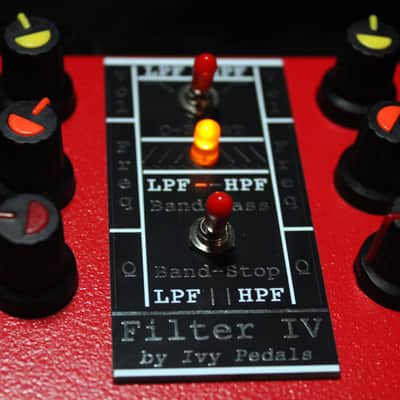 Ivy Pedals Filter IV v2 - NEW - SUNSET Red/Orange/Yellow 2026 image 7