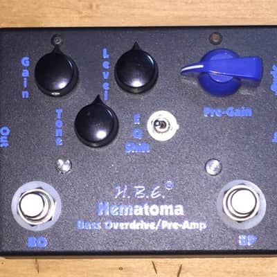 HomeBrew Electronics Hematoma Bass Overdrive 2010s - Black image 1