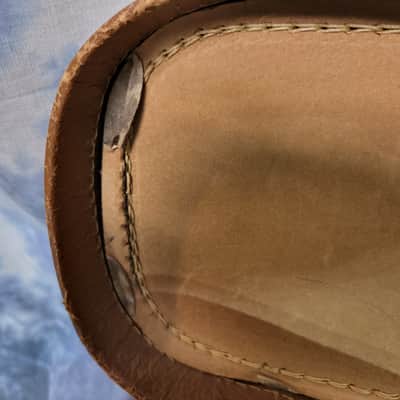 Vintage RARE 1950 Gibson Branded L5 L7 Arch Top Brown Soft Shell Guitar Case image 14