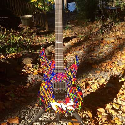 2010 New Old Stock Phil Collen Splatter Jackson Custom Shop PC1 Signed 30th image 2