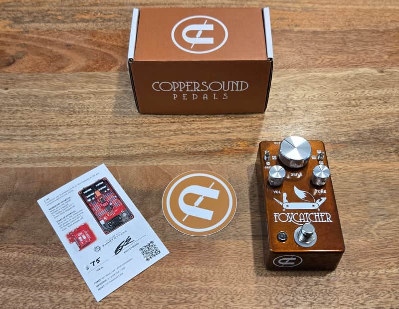 Coppersound Pedals Foxcatcher V2 Multi-Mode Overdrive 2026 - Copper image 1