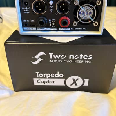 Two Notes Torpedo Captor X 8ohm Stereo Reactive Load Box / Attenuator 2020 - White image 2