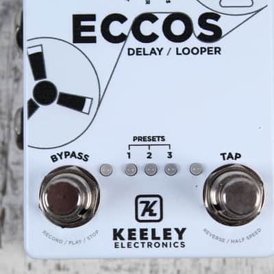 Keeley ECCOS Delay / Looper Pedal Electric Guitar Delay and Loop Effects Pedal image 4