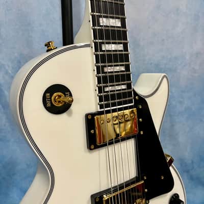 Edwards by ESP E-LP-130-CD Custom 2021 White Made in Japan Les