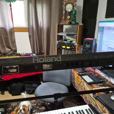Roland Alpha Juno-1 49-Key Programmable Polyphonic Synthesizer 1985 - 1988 - Black image 3