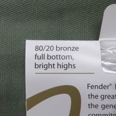 073-0070-408 Fender 80/20 Bronze Acoustic Guitar Strings 70M .013-.056 Gauge image 6