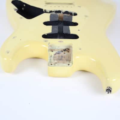 1994 Vintage Fender Stratocaster 1962 BODY ~Olympic WHITE~ Lightweight 4 LBS 62 AVRI American Reissue image 12