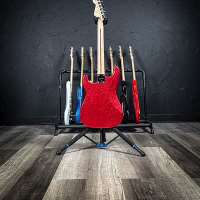 Squier Limited Edition Bullet Stratocaster SSS - Red Sparkle image 6