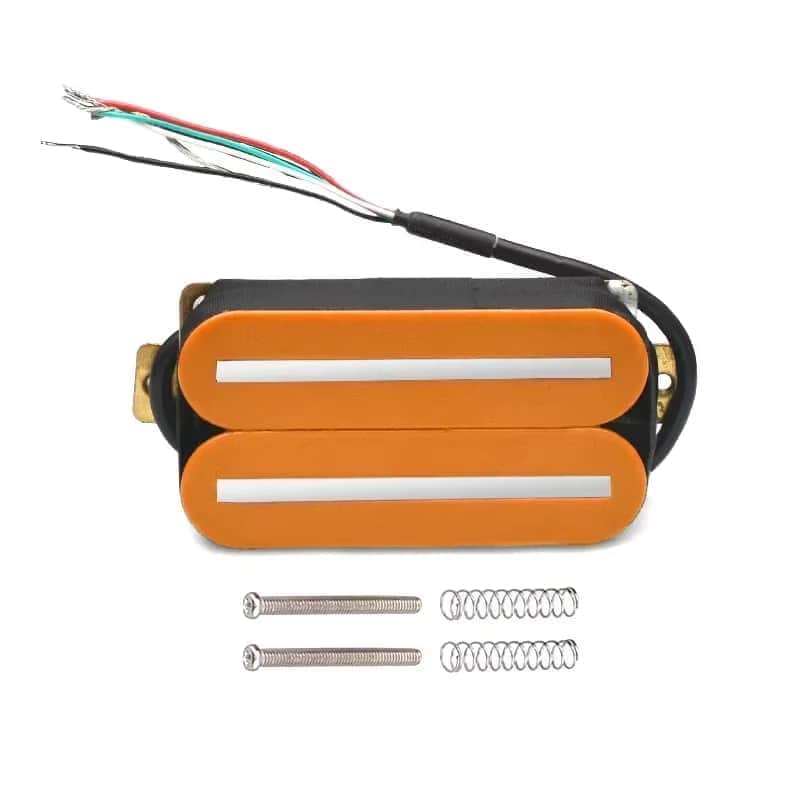 Dual Blade Guitar Humbucker Pickup in Orange image 1