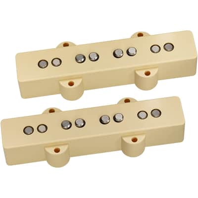 DiMarzio Ultra Jazz 4 String Jazz Bass® Pickup Set - Cream Covers