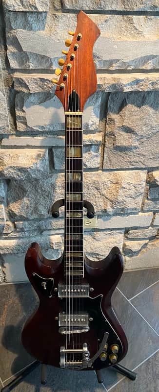 Kay  Montclair Apollo 1960's Mahogany Vintage Electric Guitar Bigsby image 1