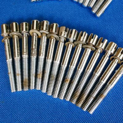 Sonor Tension Rods T-Rods 55 mm Teardrop Champion Phonic Pack Of 28 Vintage image 6