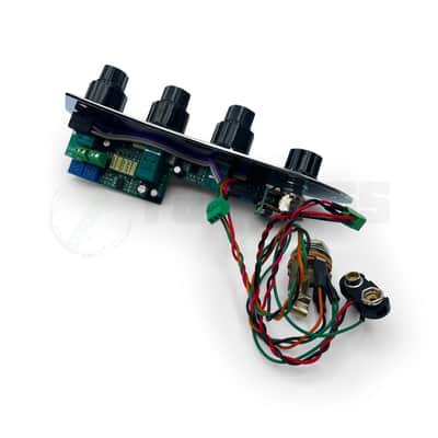 John East J Retro Deluxe Bass Preamp for Jazz Bass Deluxe® - Chrome Plate w/Fender Style Knobs image 4