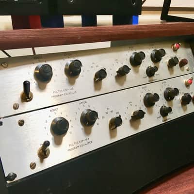Pultec Eqp-1a-3 mached stereo pair equalizers original vintage image 2