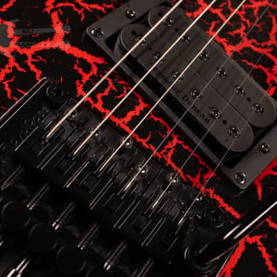 B.C. Rich Gunslinger Retro II with Floyd Rose - Red Crackle image 9