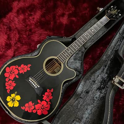 c.1980s Takamine NPT-108 Electric Acoustic Guitars “Black” image 10