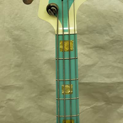 Warmoth Jazz Bass -- Surf Green and Cream image 8