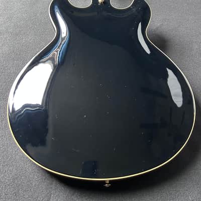 1983 Yamaha SA-2100 Semi-Hollow Electric Guitar – Black – Made in Japan – Original Hard Case image 6