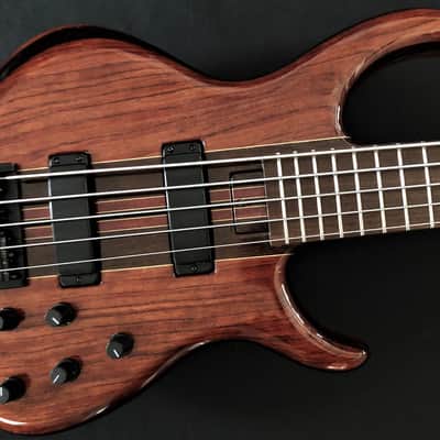 Tobias Signature 5 String Bass. 1990 Catalog Bass. Unique 1 of a Kind. Bubinga-Wenge image 25