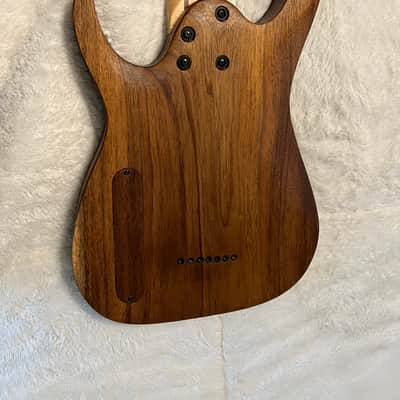 Custom Ibanez 7 String 25.5" Scale w/ Australian "Koa" aka Tasmanian Blackwood Body In Great Condition image 21