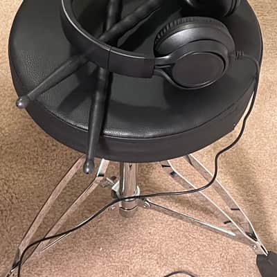 Donner DED-200X Electronic Drum Set, Electric Drum Kit with Quiet Mesh Drum Pads, 2 Cymbals w/Choke, 31 Kits and 450+ Sounds, Throne, Headphones, Sticks, USB MIDI, Melodics Lessons (5 Pads, 4 Cymbals) image 11