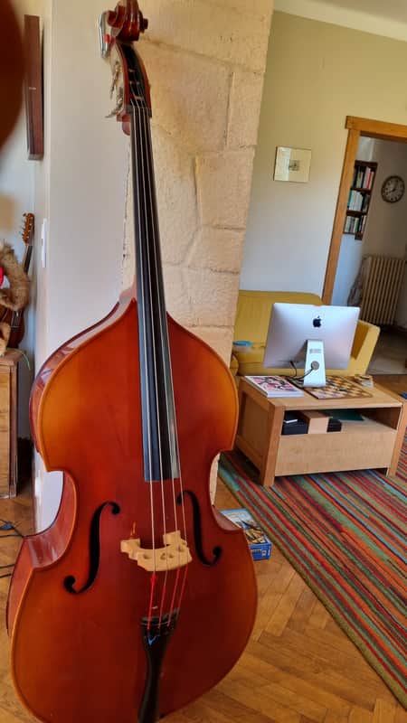 Andreas Zeller 3/4 sized double bass 2000 - gloss image 1