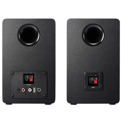 Audio-Technica AT-SP3X Powered Bookshelf Speakers (Pair, Black) - 3" image 3
