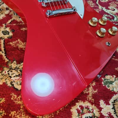 *RARE* 1989 Orville by Gibson FB Firebird Ferrari Red with Matching Headstock and Original Softcase, Japan MIJ image 7