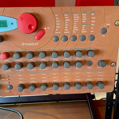 Waldorf Microwave XT Rackmount Wavetable Synthesizer 1998 - Orange image 4