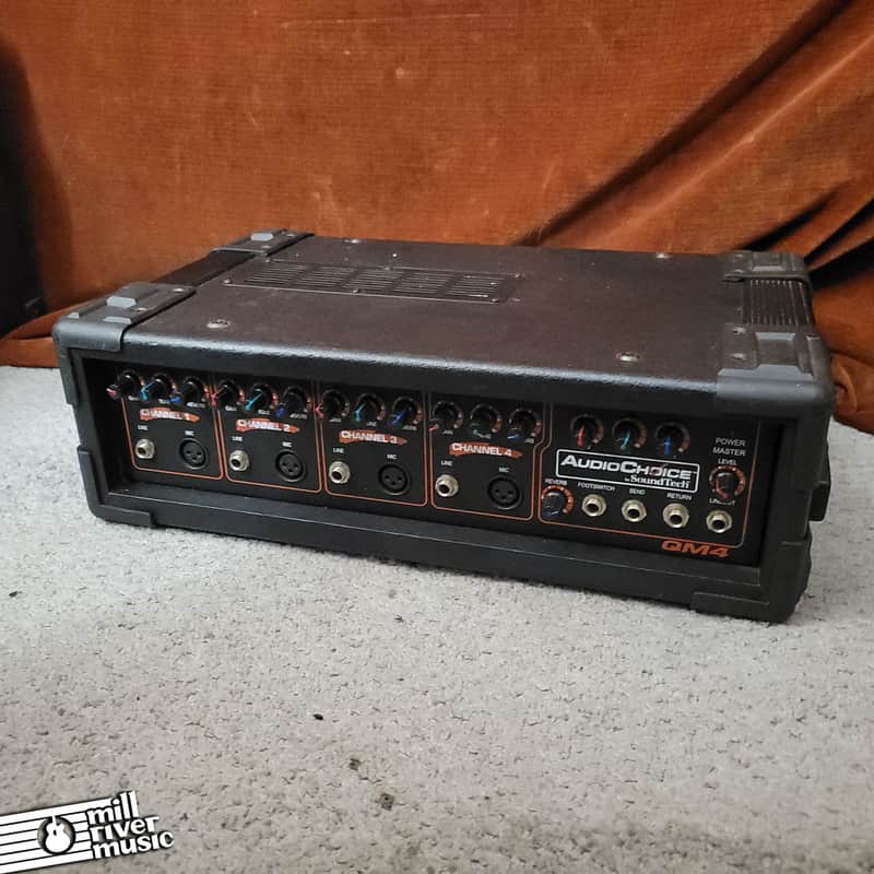 Soundtech AudioChoice QM4 4-Channel 100W PA Head Used image 1