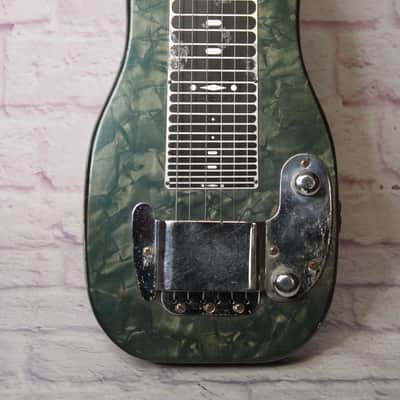 Vintage 1952 Fender Champion Lap Steel - Rare Blue - Early Leo Fender Ash w/ Tele Pickup ! image 2
