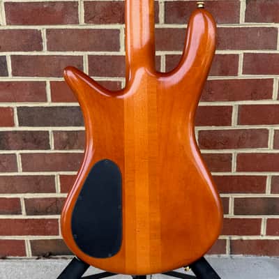 Spector Euro 4 Doug Wimbish Signature Limited Edition, Amber Aged Relic, Figured Maple Top, Plain Maple Body, 3pc Hard Rock Maple Neck, Rosewood Fretboard, EMG DW Pickups, Spector Legacy Preamp, Gig Bag, SN# NB22919 image 6
