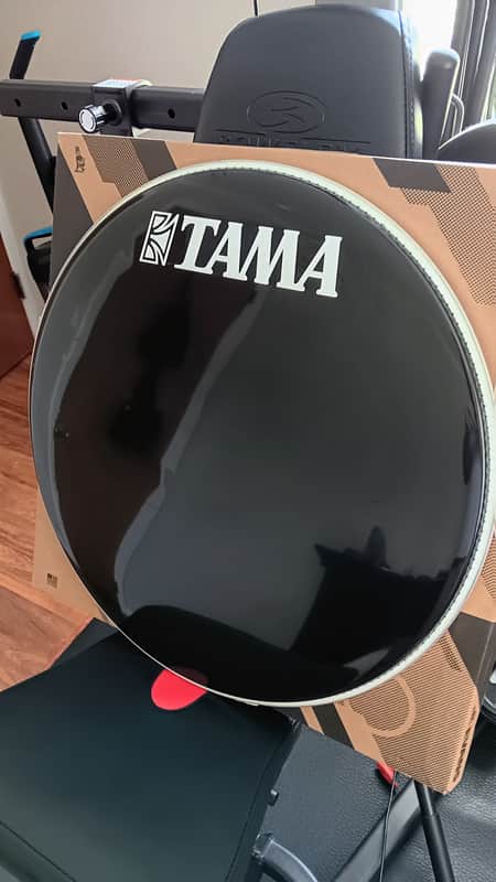 TAMA 22" BASS DRUM HEAD-HEAVY PLY with INNER DAMPING RING. image 1