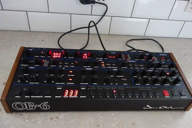 Dave Smith Instruments OB-6 Desktop 6-Voice Polyphonic Synthesizer 2017 - Present - Black image 1